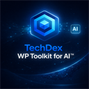 TechDex WP Toolkit for AI logo